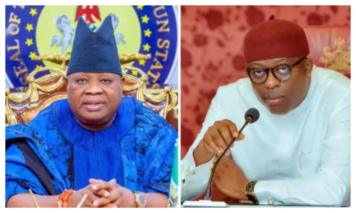 PDP sinks deeper as Fubara, Adeleke formally dump party PDP sinks deeper as Fubara, Adeleke formally dump party