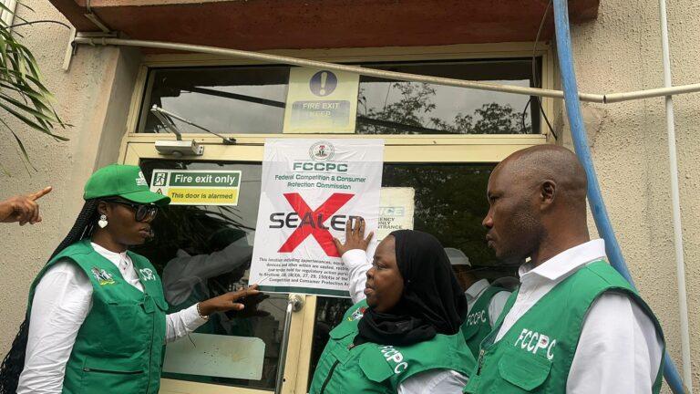 FCCPC seals Ikeja Electric office FCCPC seals Ikeja Electric office