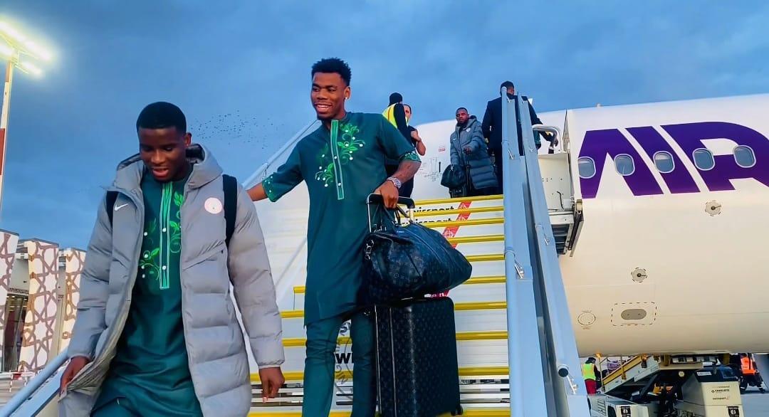 Super Eagles land in Fes for AFCON 2025 Super Eagles land in Fes for AFCON 2025