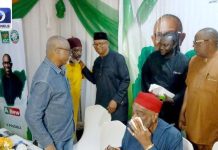 Peter Obi Arrives At Venue For Official ADC Declaration Peter Obi Arrives At Venue For Official ADC Declaration