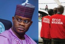 Yahaya Bello innocent until proven guilty by court – EFCC Yahaya Bello innocent until proven guilty by court – EFCC