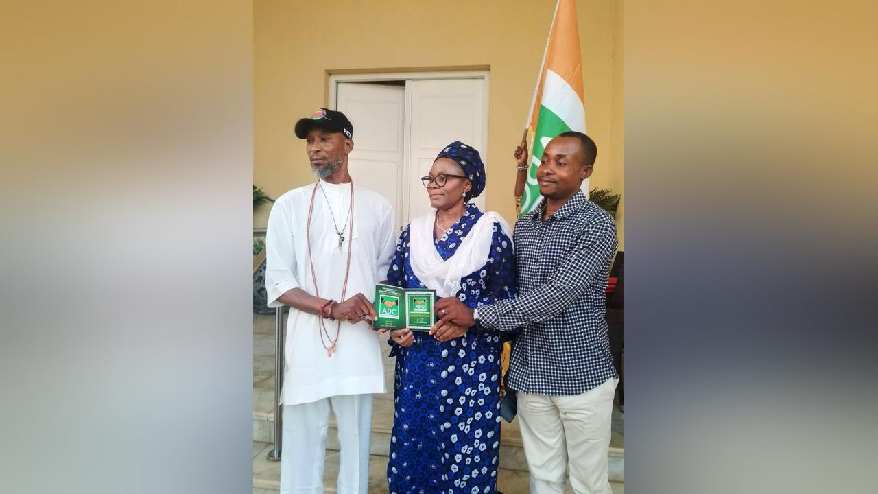 Fatima Atiku Joins ADC in Abuja Fatima Atiku Joins ADC in Abuja