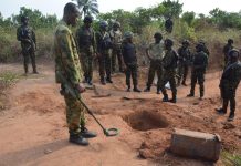 Nigerian Army Discovers IEDs in Abia Forest Nigerian Army Discovers IEDs in Abia Forest