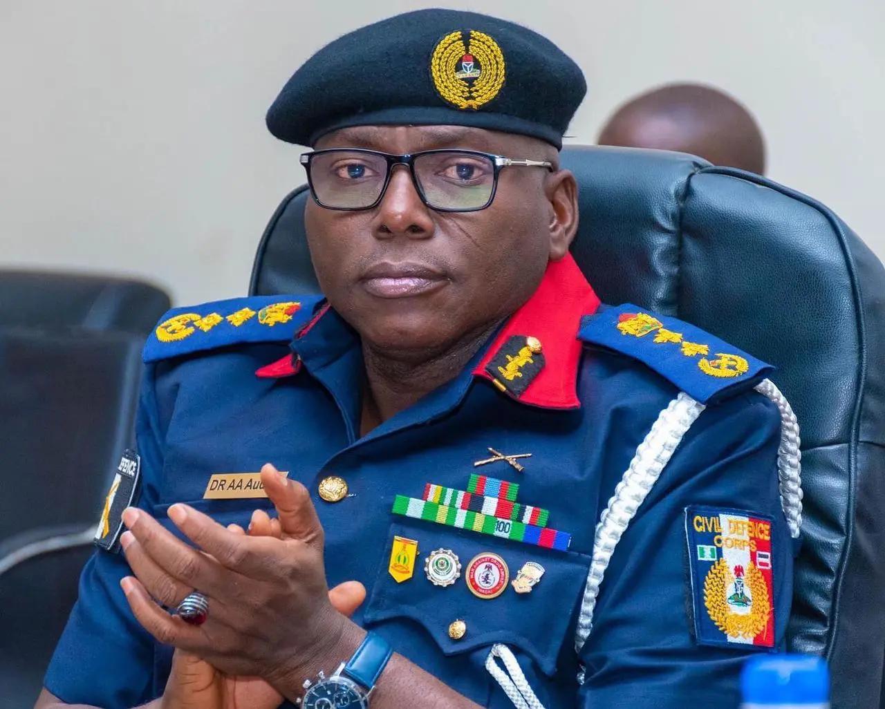 Tinubu reappoints Audi as NSCDC chief for another five years Tinubu reappoints Audi as NSCDC chief for another five years