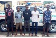 Omotaku Gang Arrested for Extorting Drivers in Lagos Omotaku Gang Arrested for Extorting Drivers in Lagos