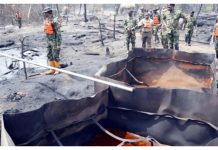 Navy Dismantles Illegal Refinery in Rivers, Recovers Crude Navy Dismantles Illegal Refinery in Rivers, Recovers Crude