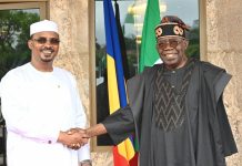 Tinubu hosts Chadian president Idriss Deby Tinubu hosts Chadian president Idriss Deby
