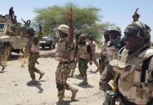 Troops intercept suspected terrorist’ logistics supplier in Borno Troops intercept suspected terrorist’ logistics supplier in Borno
