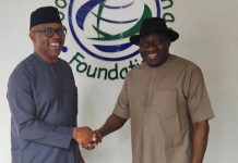 Peter Obi Meets with Former President Goodluck Jonathan Peter Obi Meets with Former President Goodluck Jonathan