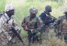 Troops neutralise two terrorists in Borno ambush Troops neutralise two terrorists in Borno ambush