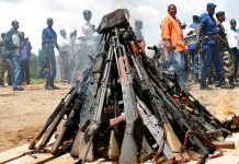 Nigeria Destroys 19,000 Illegal Weapons Nigeria Destroys 19,000 Illegal Weapons