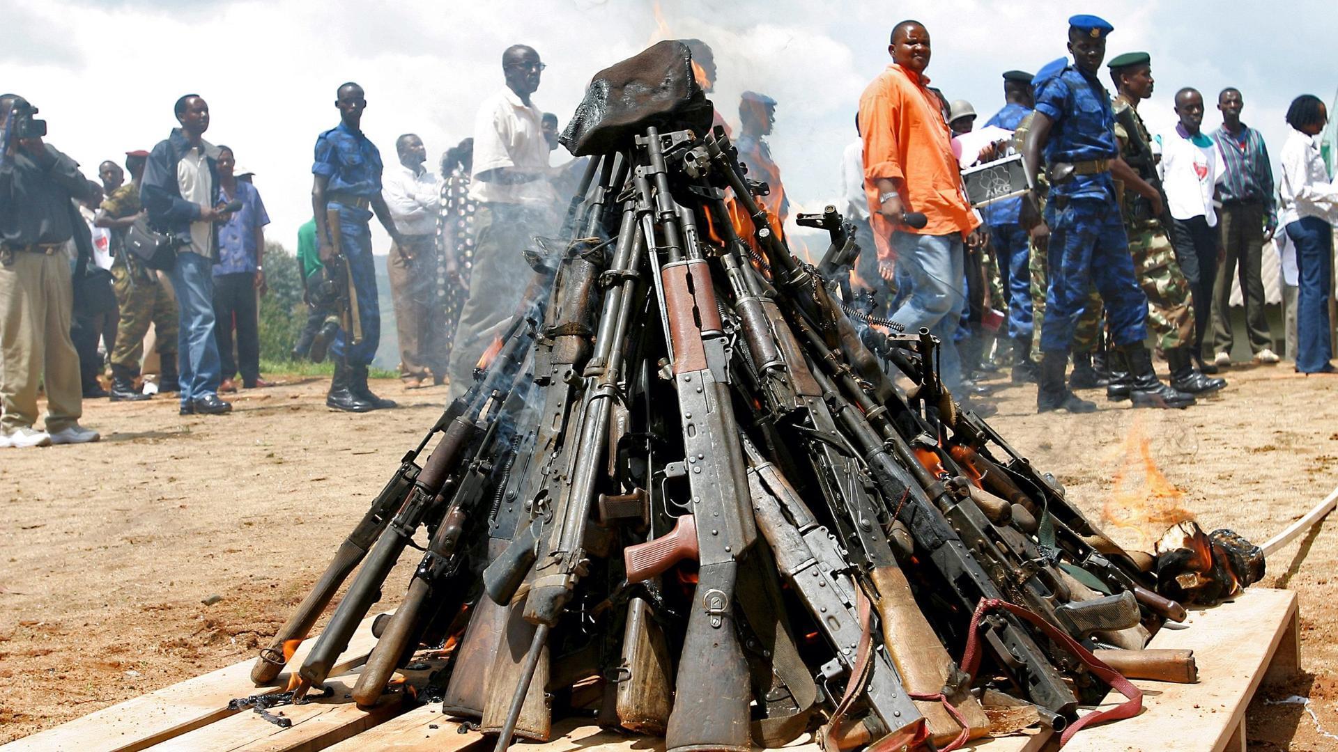 Nigeria Destroys 19,000 Illegal Weapons Nigeria Destroys 19,000 Illegal Weapons