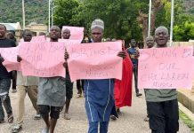 Nigeria Protests Mark 100 Days since Schoolchildren Abducted Nigeria Protests Mark 100 Days since Schoolchildren Abducted