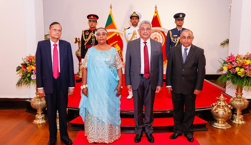 Rwanda's envoy presents credentials in Sri Lanka Rwanda's envoy presents credentials in Sri Lanka