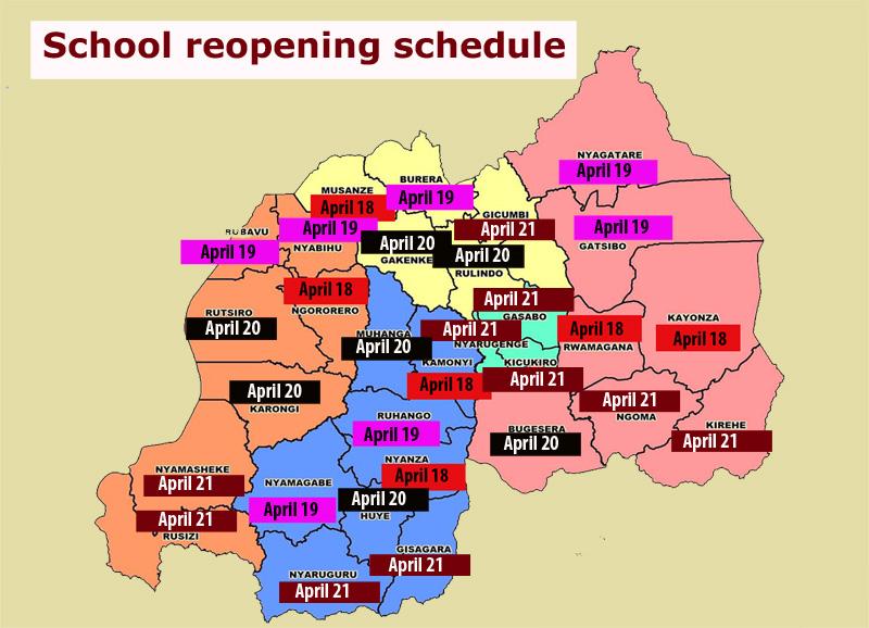 School Reopening Schedule Released School Reopening Schedule Released