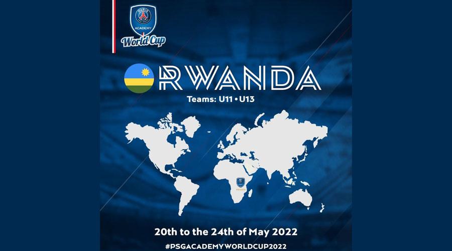 PSG Academy World Cup: Rwanda to face France in group stage