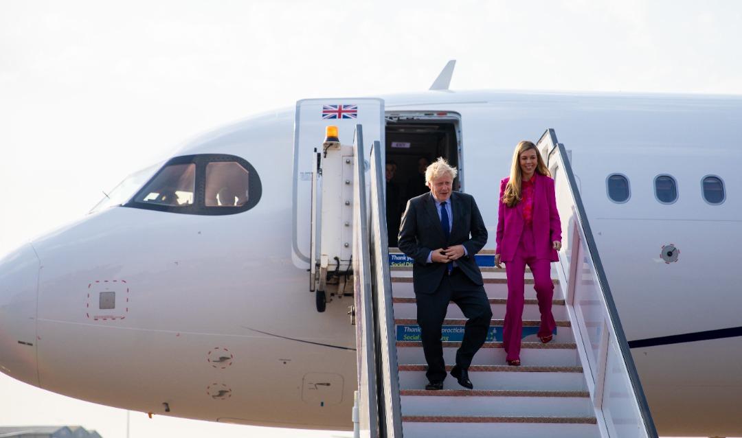 Boris Johnson arrives in Rwanda for CHOGM
