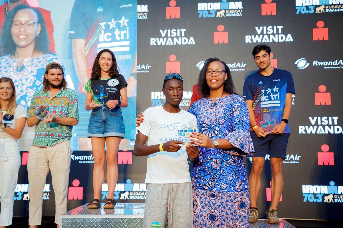 Mixed fortunes for Rwandan athletes as Ironman 70.3 race winds up in Rubavu