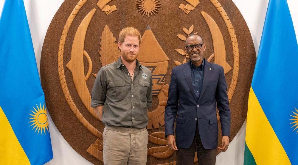 Kagame receives Prince Harry Kagame receives Prince Harry