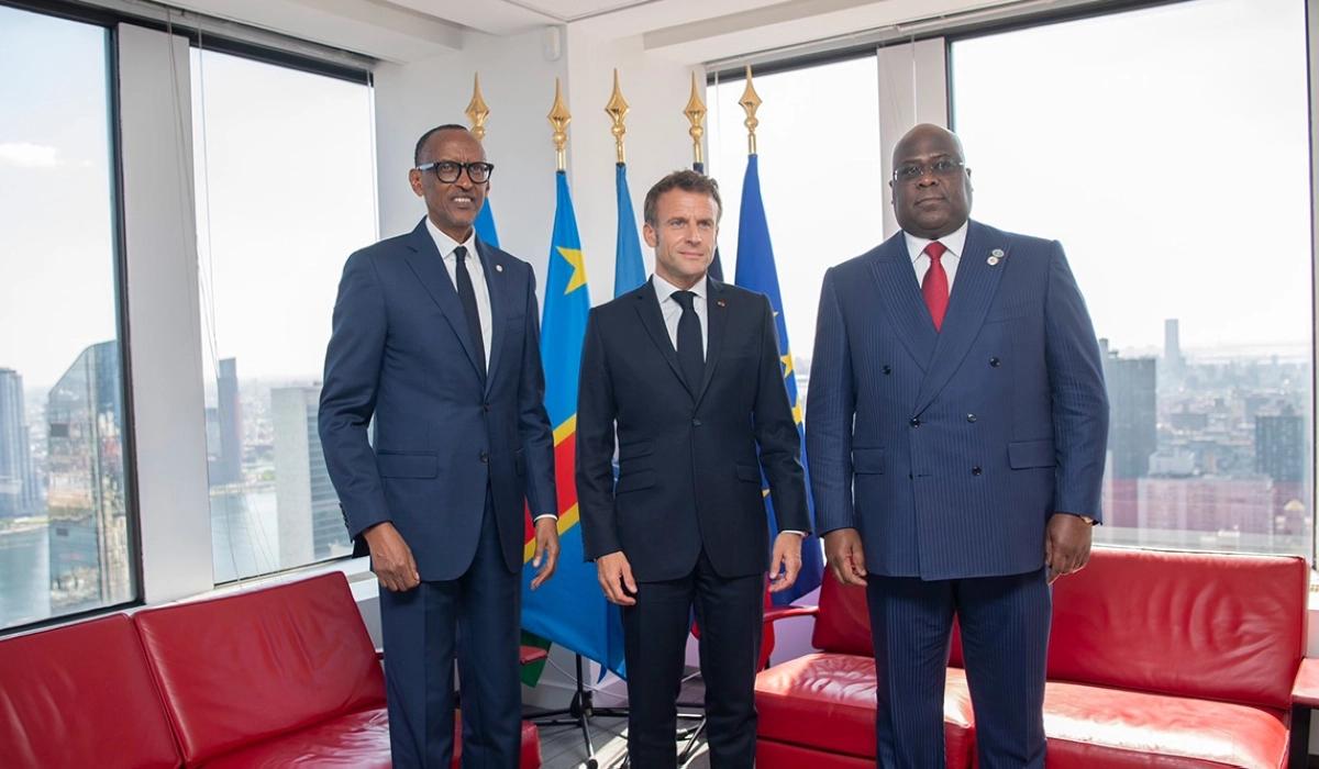 Presidents Kagame, Tshisekedi meet in New York