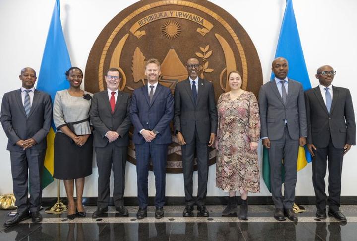 Kagame Receives Brussels Airlines CEO, Lufthansa Board Member Kagame Receives Brussels Airlines CEO, Lufthansa Board Member