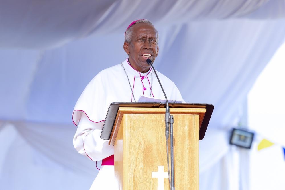 Bishop Mbonyintege retires, thanks Kagame for supporting church Bishop Mbonyintege retires, thanks Kagame for supporting church