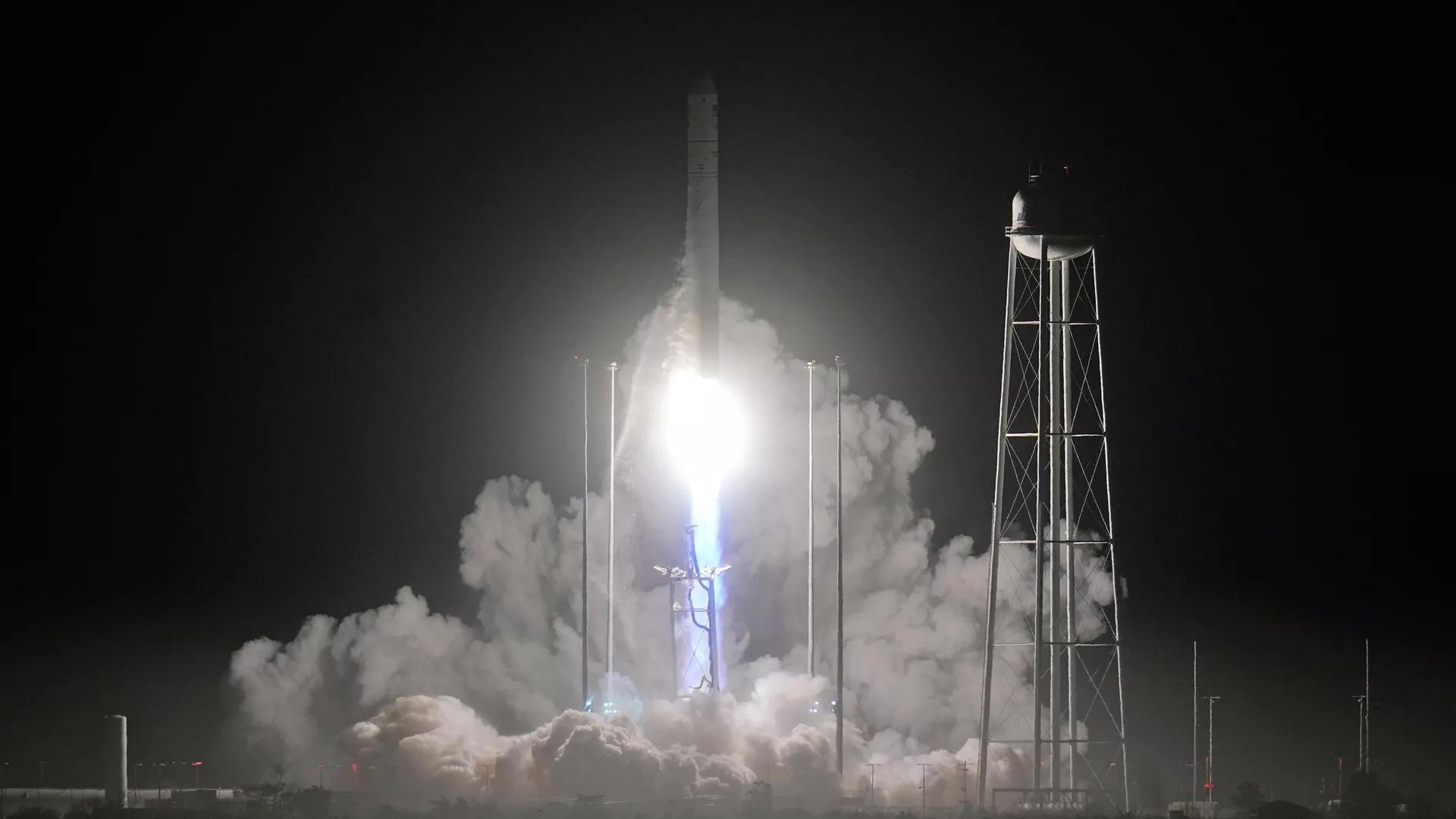 Antares Rocket With Cygnus Cargo Spacecraft Aboard Lifts Off Toward ISS - NASA Antares Rocket With Cygnus Cargo Spacecraft Aboard Lifts Off Toward ISS - NASA