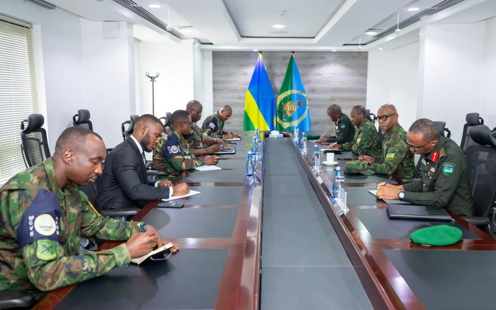 Gen Muganga meets head of DR Congo verification mechanism Gen Muganga meets head of DR Congo verification mechanism