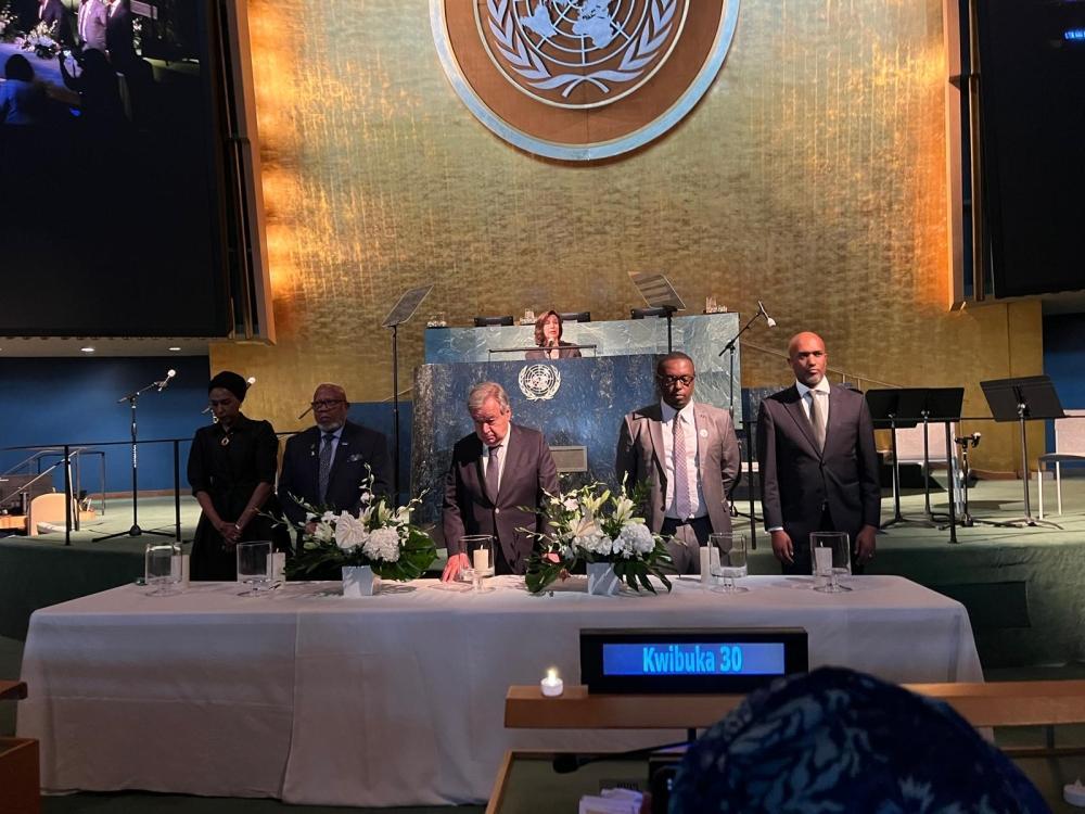 UN commemorates 30th anniversary of Genocide against the Tutsi