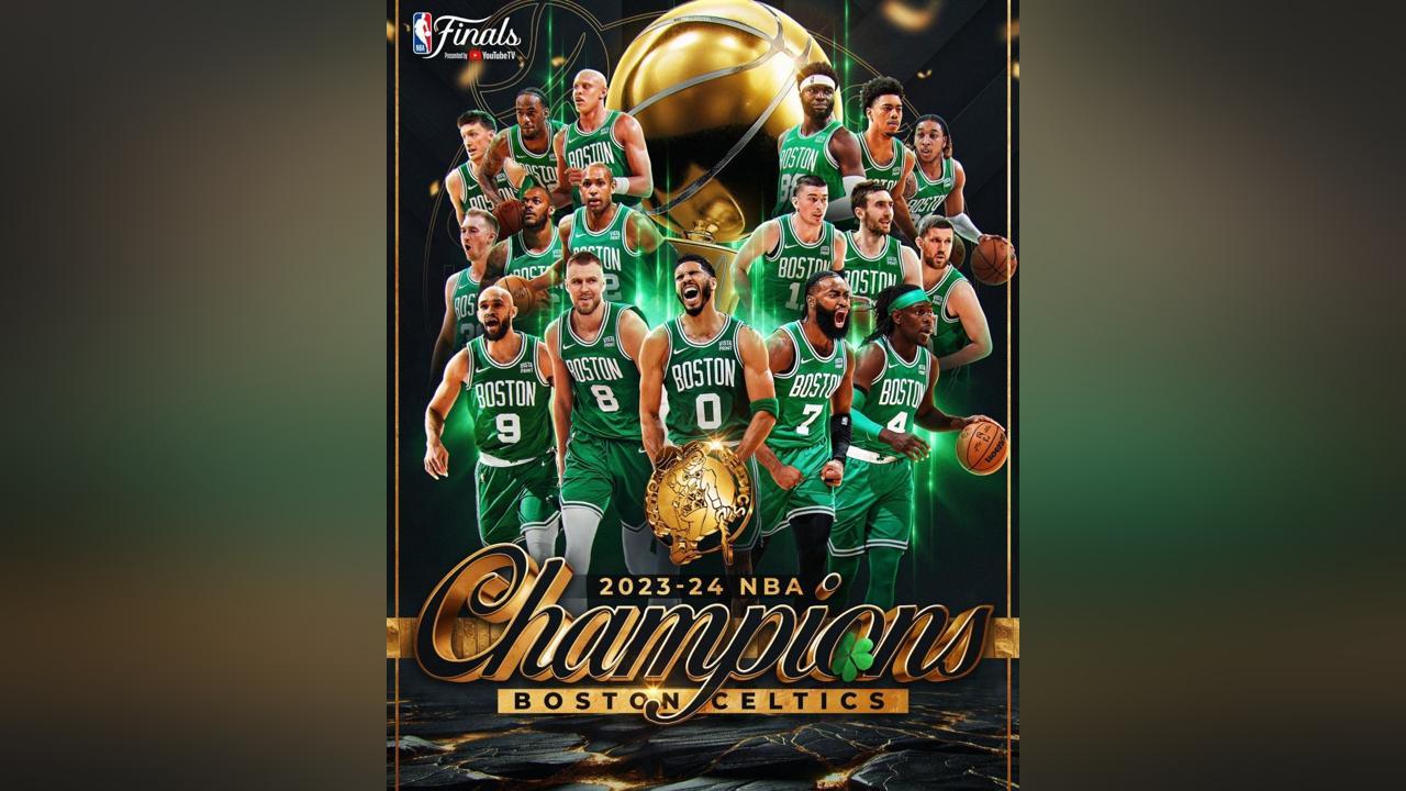 Celtics top Mavericks in Game 5, win record 18th NBA championship - Rwanda