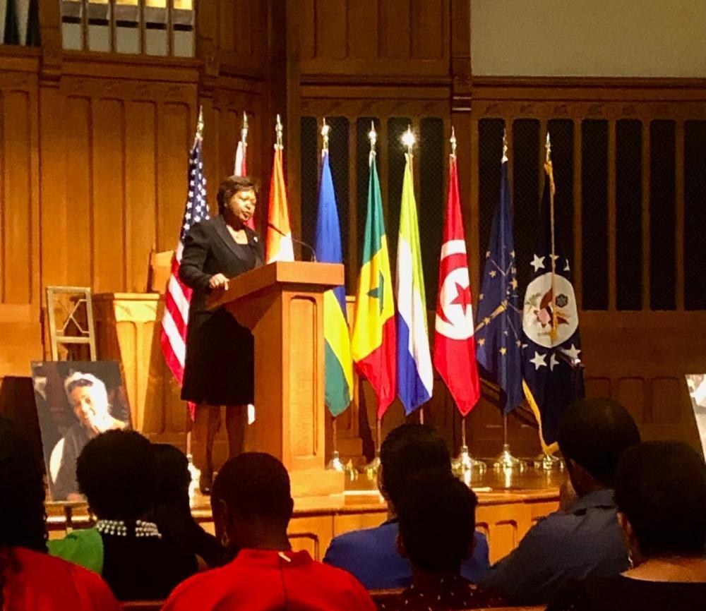 Amb. Mukantabana Pays Tribute To Former Rwandan Consul Cynthia Shepard 