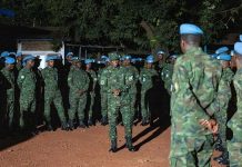 CAR: RDF army chief briefs Rwandan troops on regional security CAR: RDF army chief briefs Rwandan troops on regional security