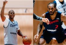 Clippers Prepare for NBA Season with Visit Rwanda Patch Clippers Prepare for NBA Season with Visit Rwanda Patch