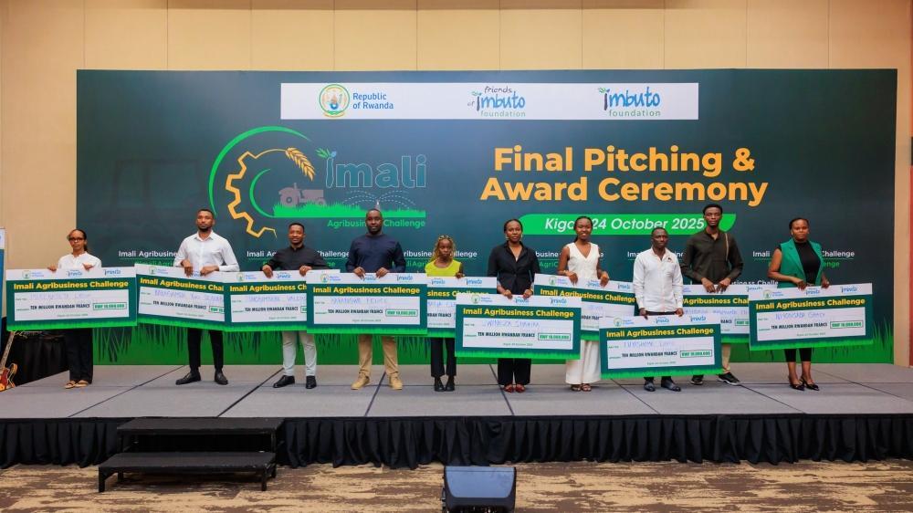 Ten Agripreneurs Receive Rwf100M from Imbuto Foundation Ten Agripreneurs Receive Rwf100M from Imbuto Foundation