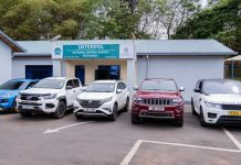 Rwanda hands over five stolen cars to South Africa Rwanda hands over five stolen cars to South Africa