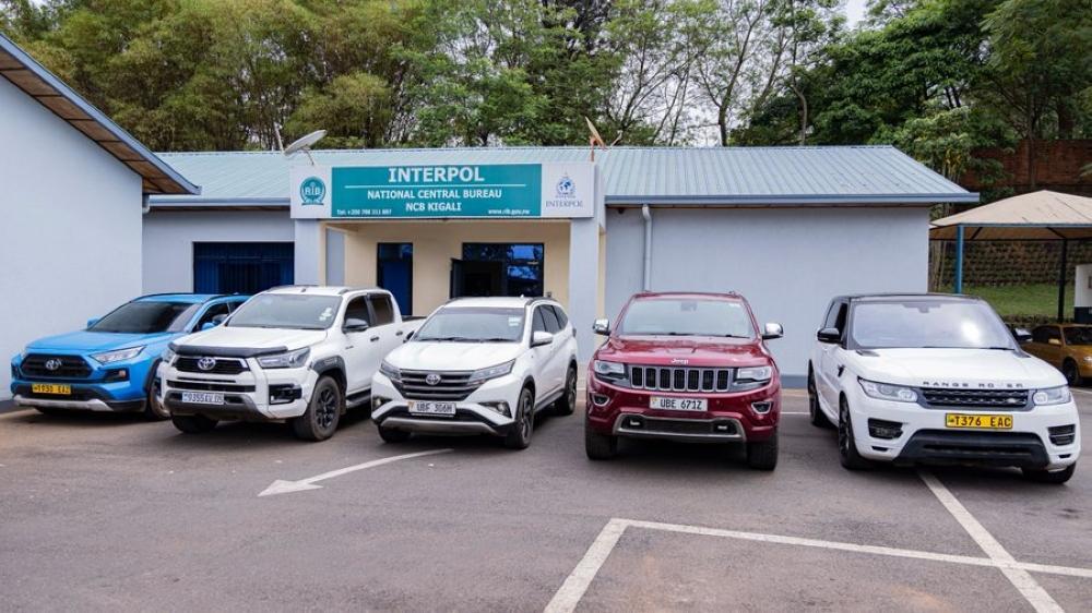 Rwanda hands over five stolen cars to South Africa Rwanda hands over five stolen cars to South Africa