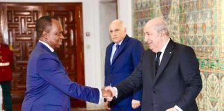 Amb. Karega presents credentials to Algeria president Amb. Karega presents credentials to Algeria president