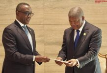 Biruta delivers Kagame’s message to Angolan president Biruta delivers Kagame's message to Angolan president