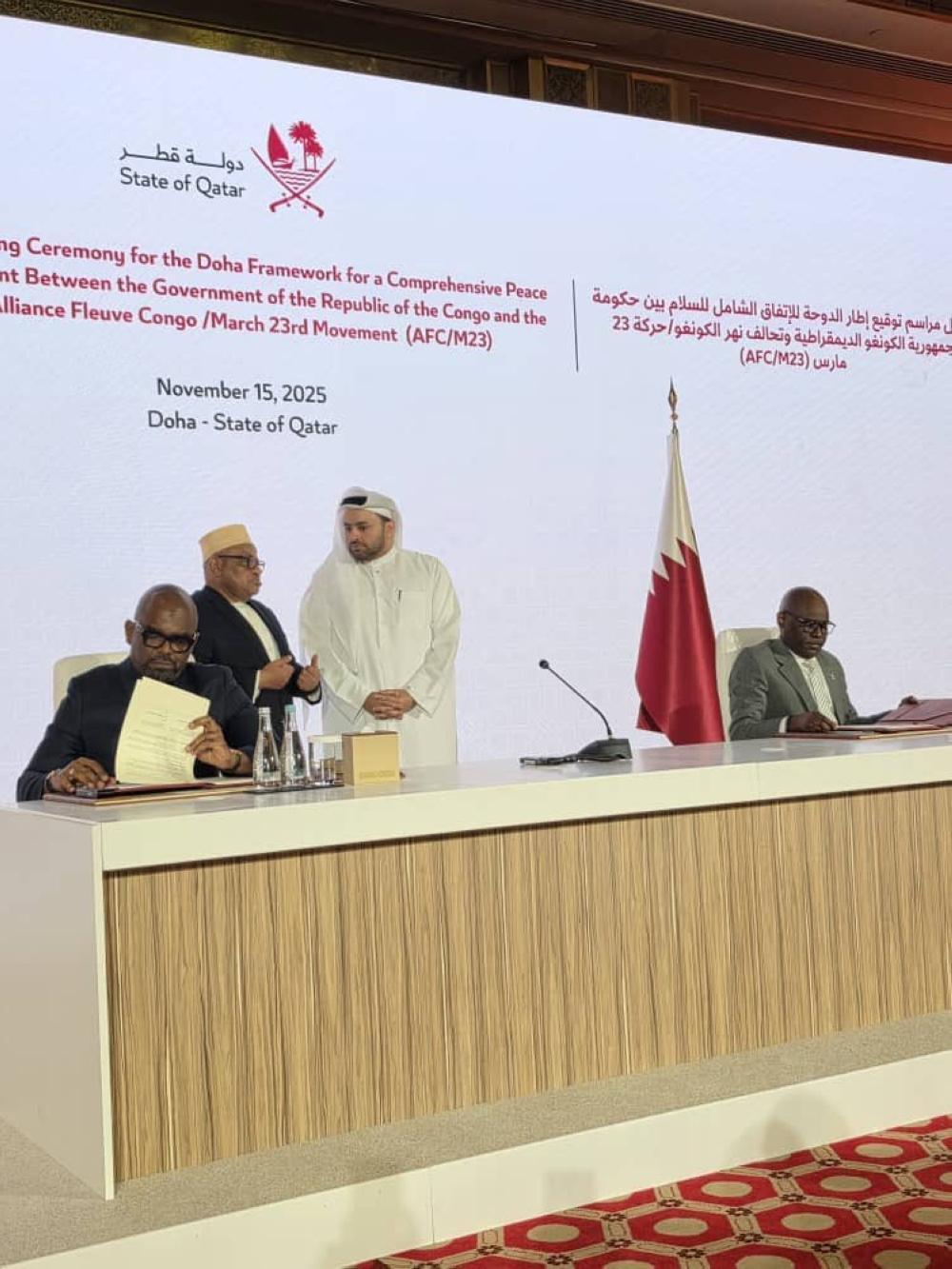 Kinshasa AFC M23 Sign Peace Framework Agreement Kinshasa AFC M23 Sign Peace Framework Agreement