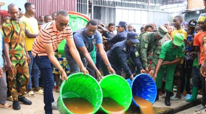 Over 70,000 litres of illicit brew destroyed in Bugesera Over 70,000 litres of illicit brew destroyed in Bugesera