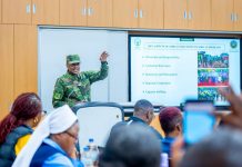 Gen Rwivanga Briefs Zambian Students on Security Solutions Gen Rwivanga Briefs Zambian Students on Security Solutions