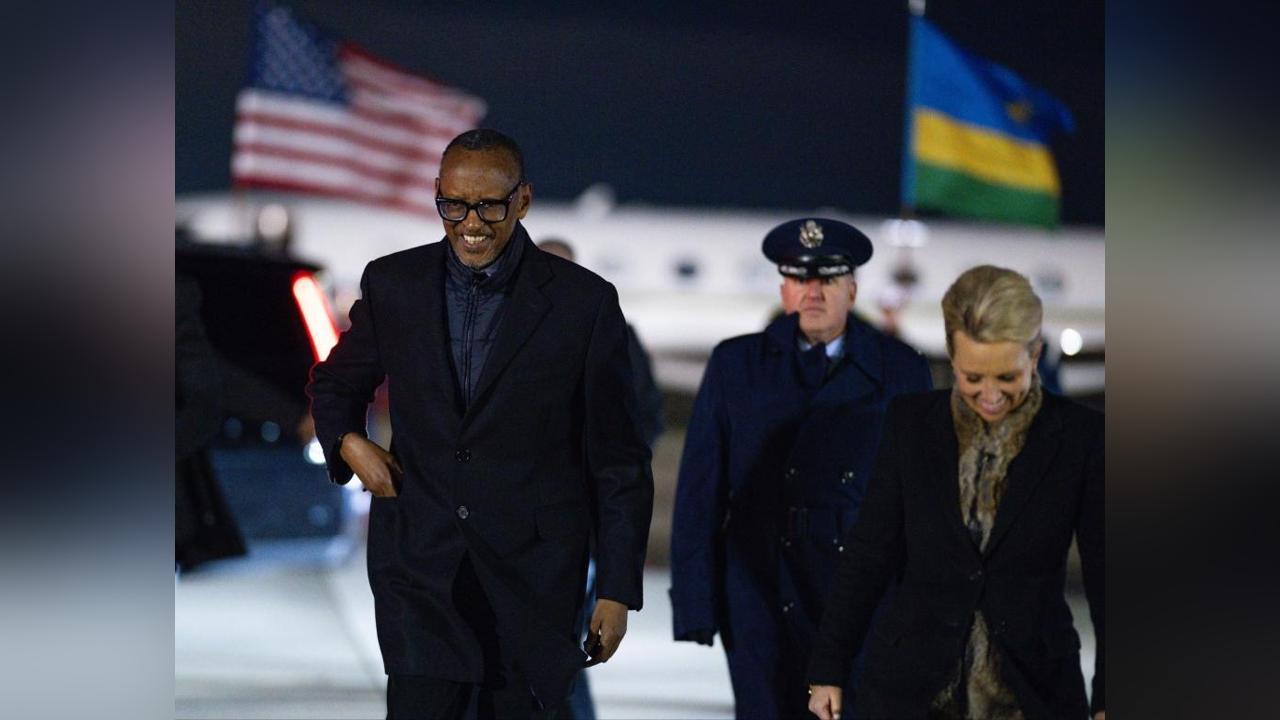 Kagame arrives in Washington ahead of peace deal signing Kagame arrives in Washington ahead of peace deal signing