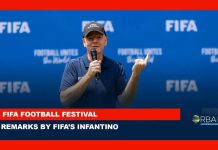 Football Transforms Lives into Happiness Says Infantino Football Transforms Lives into Happiness Says Infantino