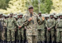Kagame Praises Security Forces for Ensuring Stability Kagame Praises Security Forces for Ensuring Stability