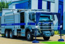 Rwanda National Police Acquires New Firefighting Truck Rwanda National Police Acquires New Firefighting Truck