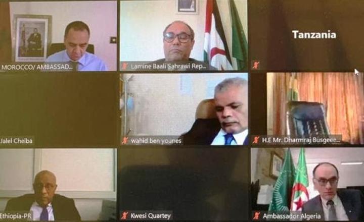 الجمهورية الصحراوية تنبه الاتحاد الافريقي الى وضعية اللاجئين الصحراويين، و تدعو الى معالجة الاسباب الجذرية للجوء في افريقيا. الجمهورية الصحراوية تنبه الاتحاد الافريقي الى وضعية اللاجئين الصحراويين، و تدعو الى معالجة الاسباب الجذرية للجوء في افريقيا.
