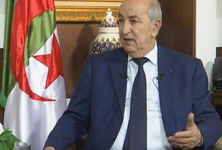 الرئيس الجزائري عبد المجيد تبون: “قضية الصحراء الغربية قضية تصفية استعمار, ولابد من تمكين اشقائنا الصحراويين من حقهم في تقرير المصير”. الرئيس الجزائري عبد المجيد تبون: “قضية الصحراء الغربية قضية تصفية استعمار, ولابد من تمكين اشقائنا الصحراويين من حقهم في تقرير المصير”.
