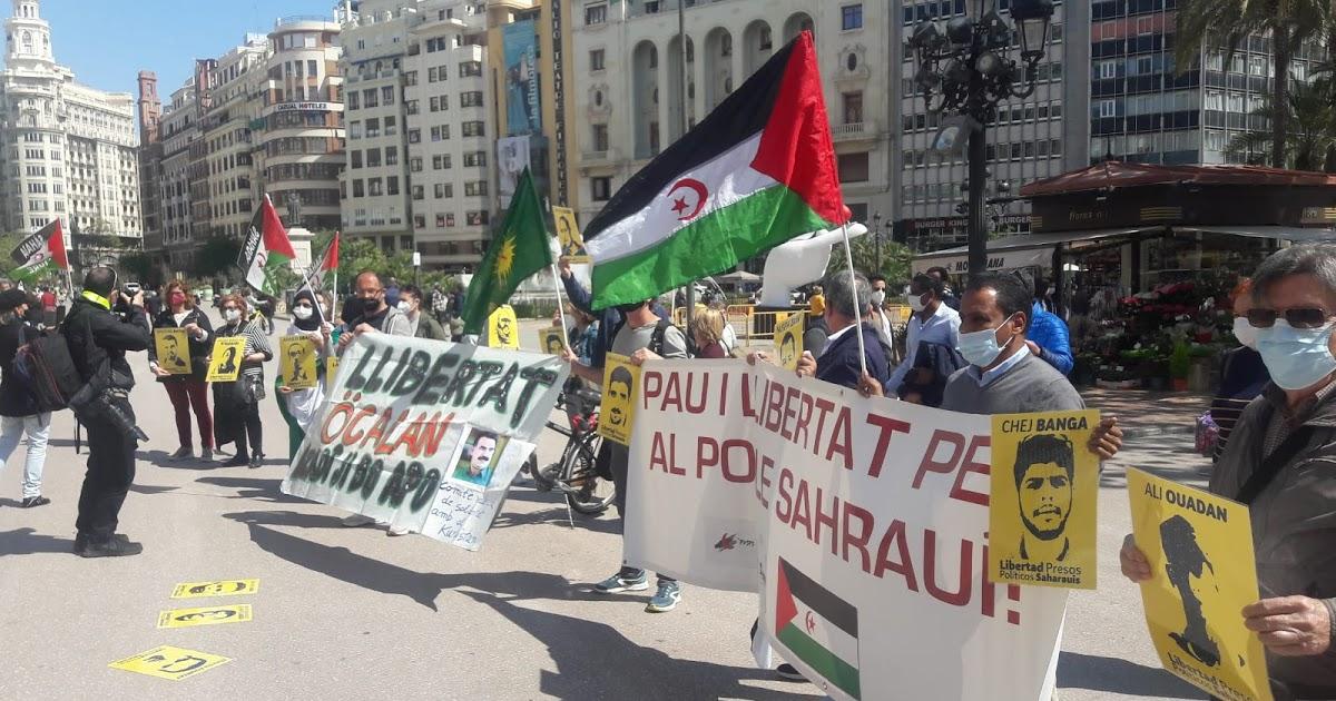 اليوم العالمي للمعتقل السياسي: تظاهرات في اسبانيا للتضامن مع الشعب الصحراوي والتنديد بجرائم الاحتلال المغربي ومجازره في الصحراء الغربية اليوم العالمي للمعتقل السياسي: تظاهرات في اسبانيا للتضامن مع الشعب الصحراوي والتنديد بجرائم الاحتلال المغربي ومجازره في الصحراء الغربية