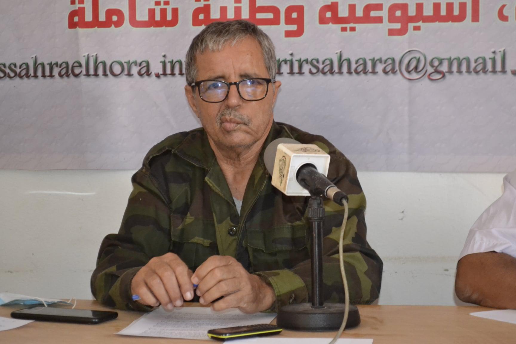 محمد الولي أعكيك: “جبهة البوليساريو لن تتراجع عن قرارها باستئناف القتال ومستعدة للتفاوض في ظل واقع الحرب” محمد الولي أعكيك: “جبهة البوليساريو لن تتراجع عن قرارها باستئناف القتال ومستعدة للتفاوض في ظل واقع الحرب”