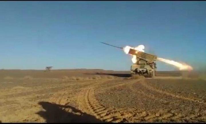 وحدات الجيش الصحراوي تقصف مقر قيادة الفيلق 43 لجيش الاحتلال المغربي بقطاع المحبس وعدة مناطق على طول جدار العار وحدات الجيش الصحراوي تقصف مقر قيادة الفيلق 43 لجيش الاحتلال المغربي بقطاع المحبس وعدة مناطق على طول جدار العار